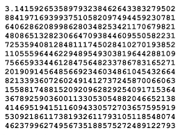100 million digits of pi